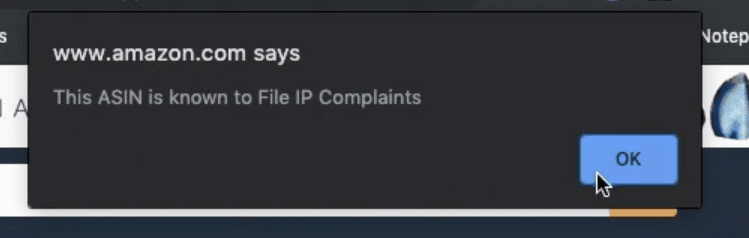 IP Alert Popup IP Alert Popup