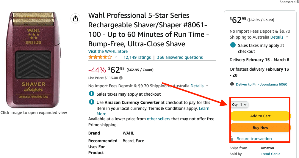 Amazon Buy Box Amazon Buy Box