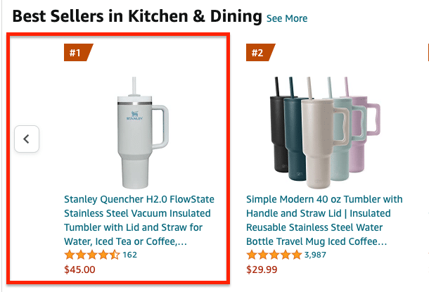 Stanley Quencher Amazon Seller
