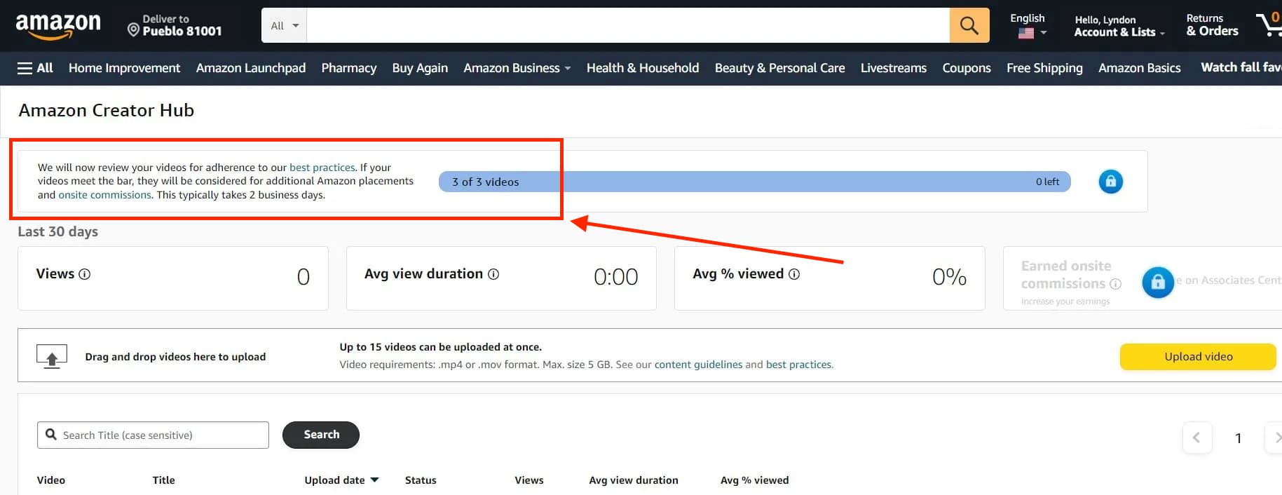 Amazon Influencer Program Onsite Video Content Approval Amazon Influencer Program Onsite Video Content Approval