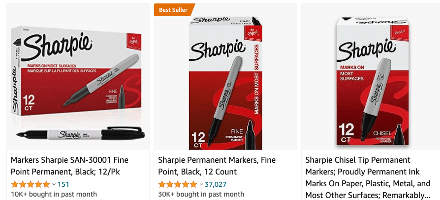 sharpie markers