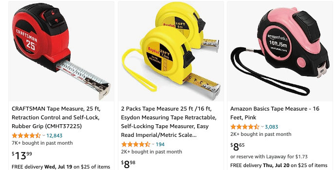 tape measure