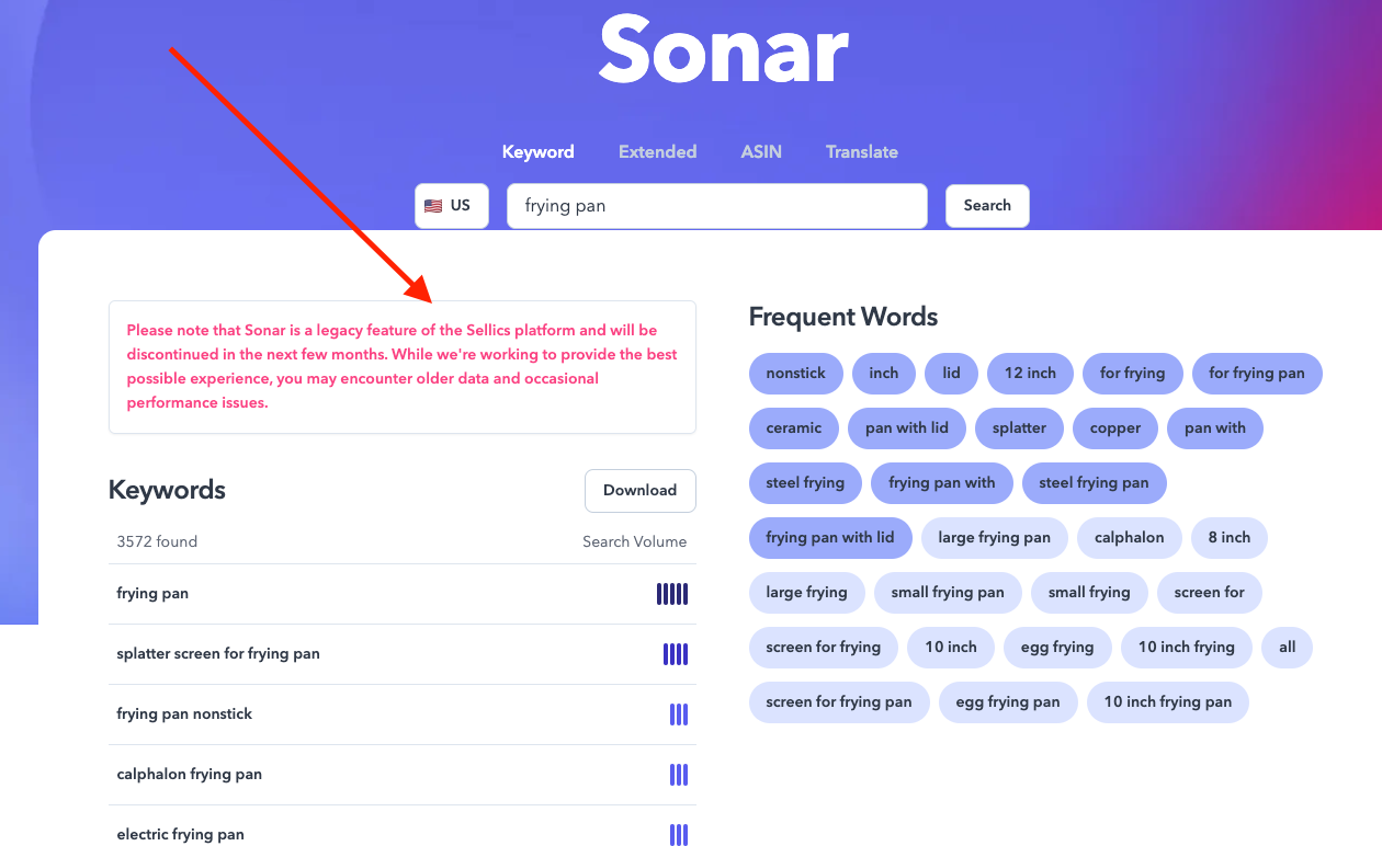 Sonar Keyword Research Tool Sonar Keyword Research Tool